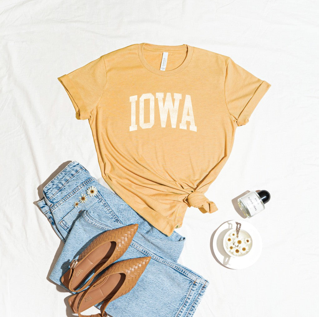 Iowa T-Shirt - Mustard