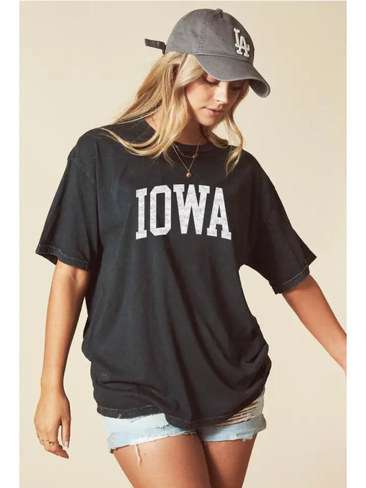 Mineral Iowa T Shirt - Black