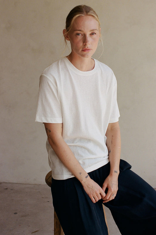 By Together - Haye Oversized T-shirt - White