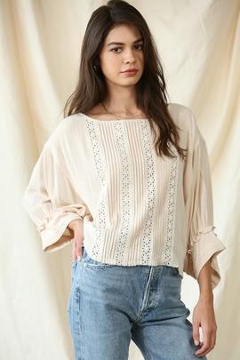 In A Trance Lace Inset Top