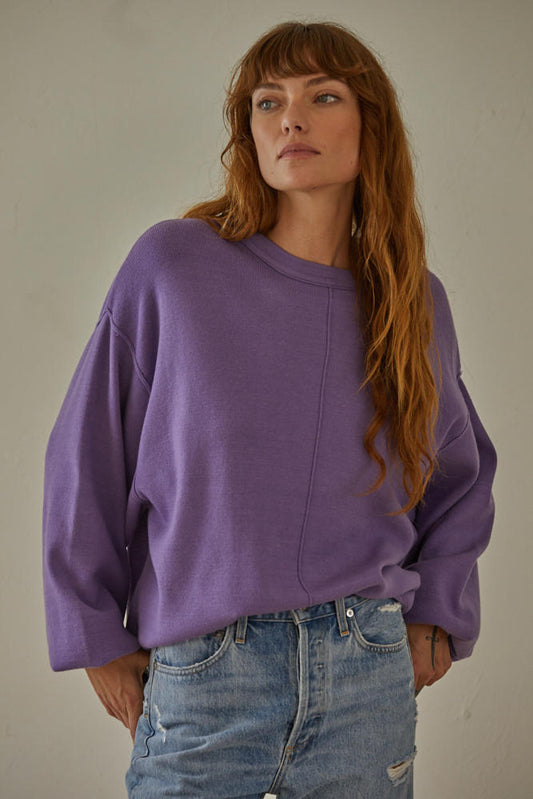 Valley Vacation Sweater - Purple