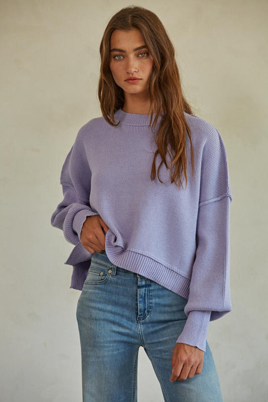 Leda Pullover - Purple