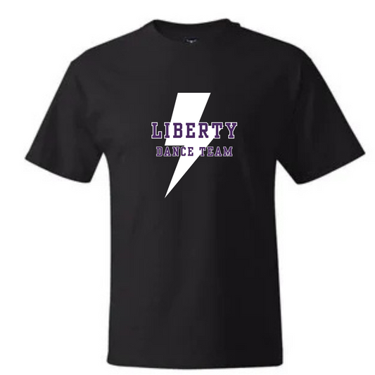 Mens Hanes T-shirt Black