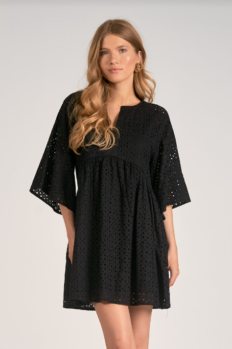 Elan Eyelet Mini Dress