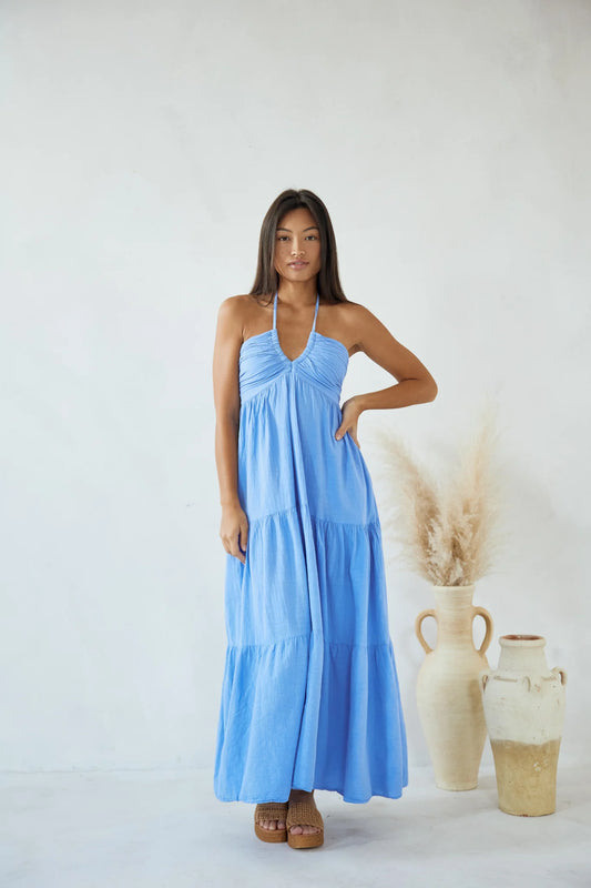 Blanco by Nature - Carlotta Maxi Dress - Blue