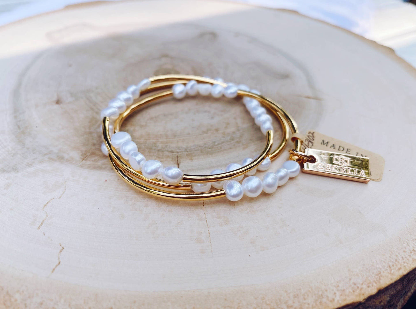 Pearl bracelet by Cecelia